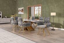 Grey Velvet Dining Chair Set Of 2 - Grey - View 11