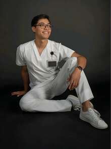 Men Lab Coats - Beyaz - Görünüm 2