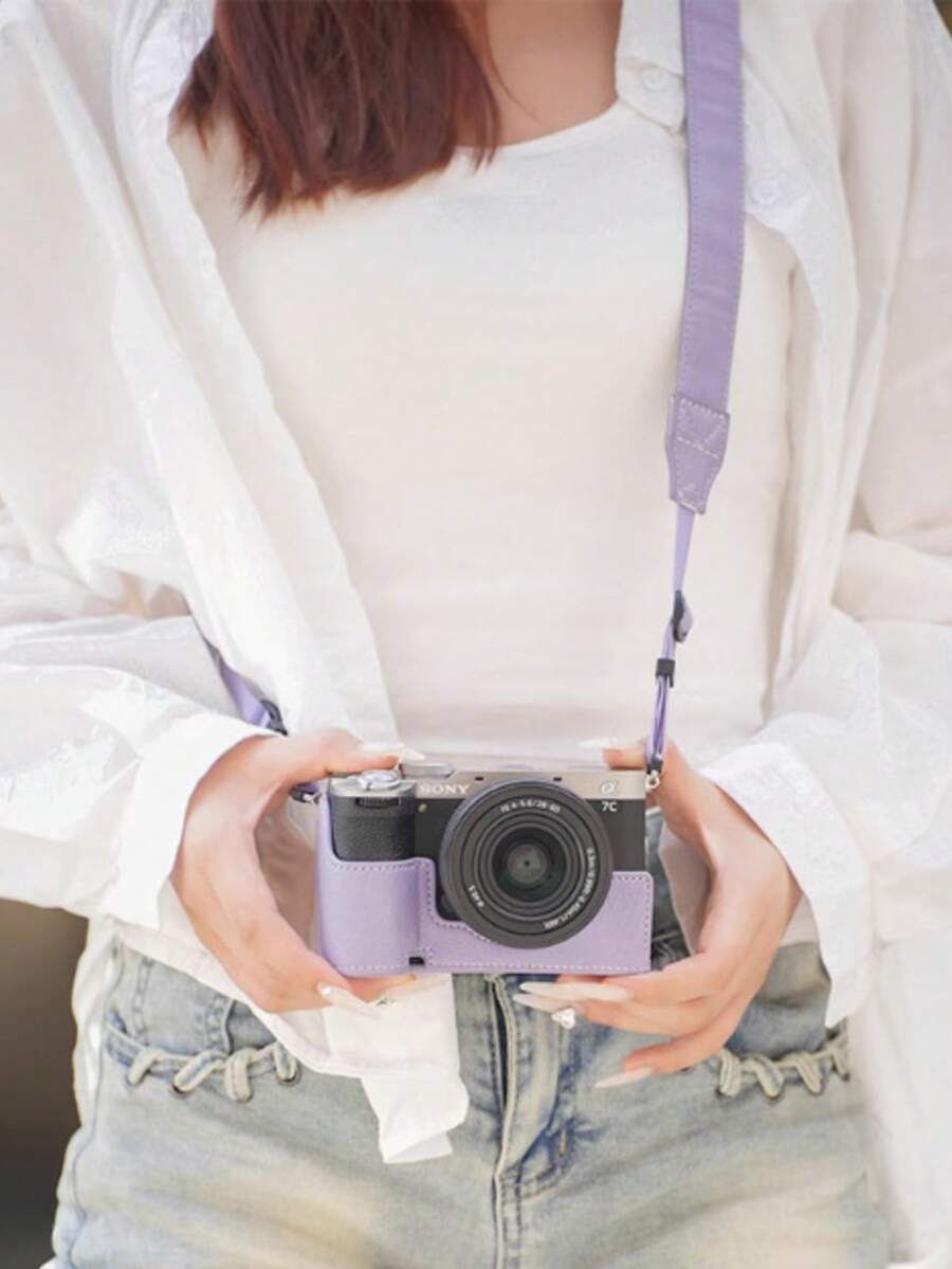 Camera Shoulder Strap Lanyard For Instant Camera DSLR Mirrorless Wrist Strap Crossbody Minimalist Pressure-Relieving Adjustable Digital Accessories - View 1
