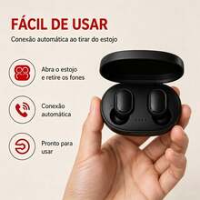 Airdots Wireless Earphone For Redmi Xiao.Mi  Bluetooth 5.0 E6S - Kit 10pc - View 3