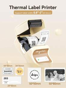 NiiMbot B21 Mini Thermal Label Printer 20-50mm Wireless Bluetooth Portable Self-Adhesive Label Printer For Office Barcode Labels - Multicolor - View 2