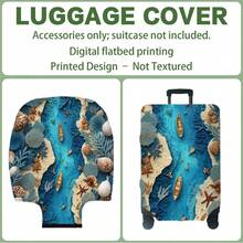 1PC, Flat Print Design, Print Design - No Texture, Accessories Only, Luggage Protective Cover, Does Not Include The Luggage Shown In The Picture, Suitable For 20 To 30 Inch Luggage, Made Of Thickened High-Quality Fabric, Essential Accessory For Your Travel And Checked Luggage. - Multicolor - View 19