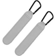 2pcs PU Leather Stroller Hooks With Carabiner, Universal Stroller Accessory Hooks, Securely Fix Stroller Bags, Suitable For Diaper Bags, Shopping Bags, Fits Most Stroller Handles - Multicolor - View 13