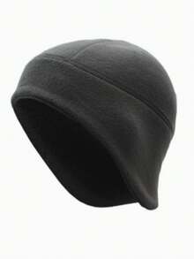1pc Fleece Fall And Winter Ear Protection Hat, Windproof And Warm Fleece Skiing Hat, Unisex For Outdoor Cycling, Camping, Hiking, And Running. - Multicolor - View 14