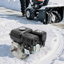 7.5hp Gasoline Engine 4 Stroke Horizontal Shaft 20mm Heavy Duty Aluminum Iron For Generator Oil Alert Air Cooled - Default - View 12
