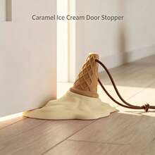 Creative Ice Cream Door Stopper, Cute Decorative Silicone Door Wedge, Windproof And Anti-Collision Door Stopper, Housewarming Gift, Suitable For Bedroom And Children's Room - A - View 12