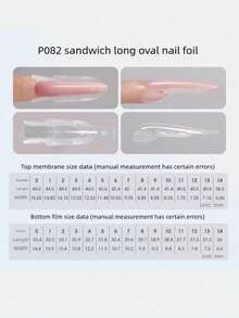 Pontas de Unhas Artificiais DIY Unhas Usáveis Manicure - Multicolorido - Visão 5