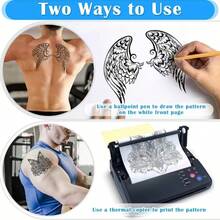 Complete Tattoo Transfer Set 70G Transfer Gel + 3-Color Markers + Transfer Paper Durable Clear Transfer Tattoo Supplies Portable Travel Pack - Multicolor - View 4