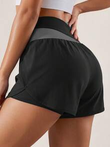 Soyun New Women's Sports Outdoor Shorts With Inner Lining Summer - Black - View 3