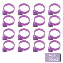 8/16pcs Reusable Silicone Piping Bag Ties, Piping Bag Clips, Suitable For Cookies, Cupcakes, Dessert Decoration, Kitchen Tools Baking Supplies - Multicolor - View 12