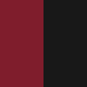 Black/Wine Red