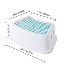 Non‑Slip Step Stool With Anti‑Slip Granular Surface, Stable Tip‑Resistant Base, Multiple Color Options, Ergonomic Curve Fitting Foot Shape, Lightweight With Carry Handle, Ideal For Stepping During Washing And Toilet Use - Multicolor - View 15