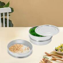 YUNRUX Stackable Stainless Steel Seed Germination Kit, Seed Germination Kit, Stainless Steel Seed Germination Tray - B - 查看 8