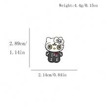 SANRIO 1件可愛卡通三麗鷗胸針，萬聖節與聖誕節金屬徽章，Hello Kitty胸針，柔和甜美貓咪合金包包配件針 - 彩色 - 查看 10