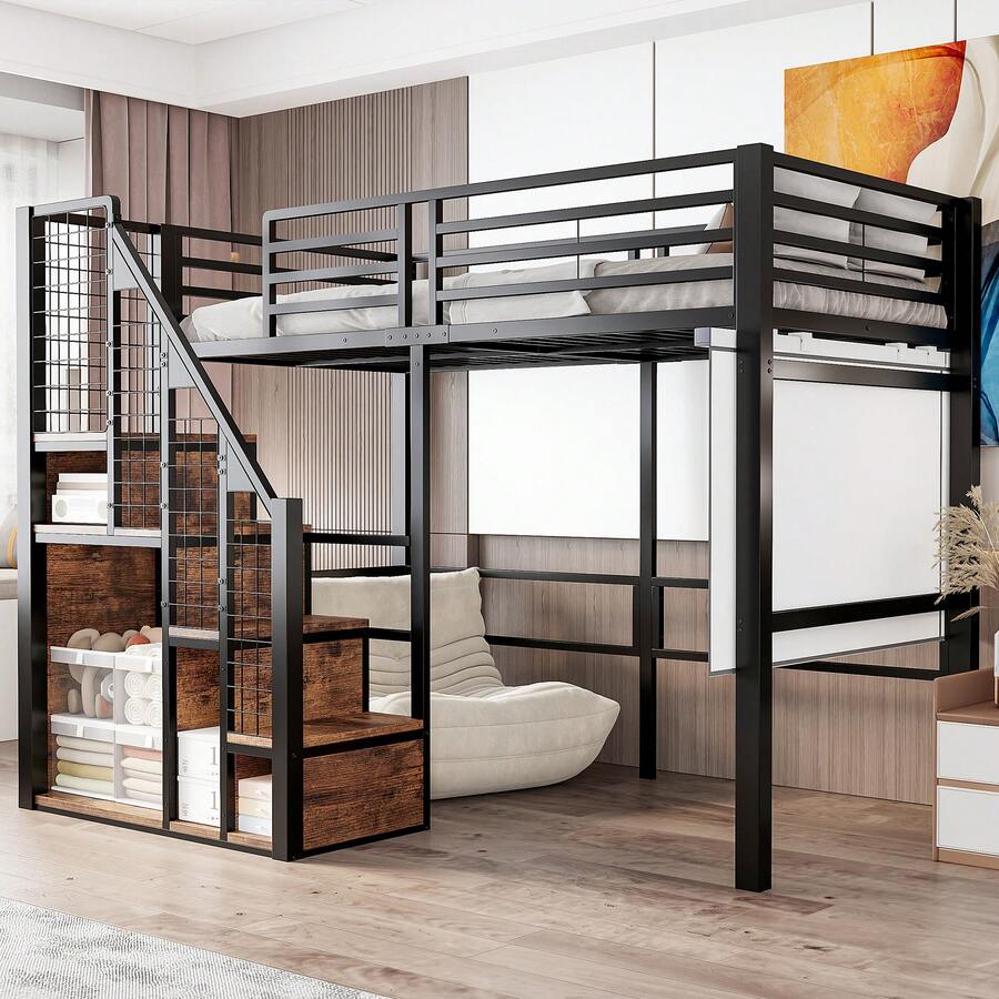 Bases de cama - Negro - Ver 1
