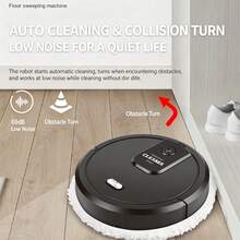 Smart Home Robot Vacuum Mop, Wet & Dry Dual-Use Slouchy Floor Cleaning Sweeping Machine, Cross-Border - Multicolor - View 10
