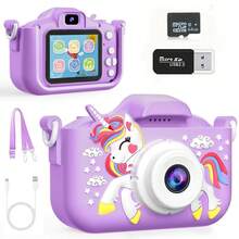1080P HD Portable Mini Digital Camera, 48MP Photo & Video, Dual Front & Rear Lens, Built-In 5 Games, Pocket Camera, Ideal Gift For Birthday, Christmas, Halloween Holidays - View 2