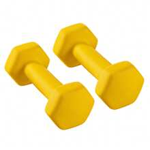 SONGMICS Strength Training Dumbbell Rack - Yellow - View 1
