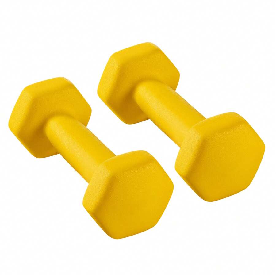 SONGMICS Strength Training Dumbbell Rack - Yellow - View 1