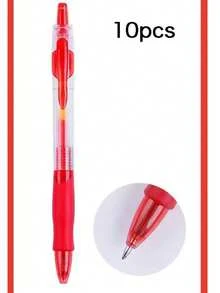 Retractable Gel Ink Ballpoint Pen Set Black/Red/Blue Ink Ballpoint Pens Black Exam Use Suitable For School, Office And Home Business Back To School - Sets - View 13
