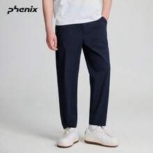 +Phenix Phoenix 防曬涼感寬鬆休閒梭織透氣男士戶外長褲 - 深海藍 - 查看 2
