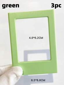 1/3/5/10pcs Colorful Transparent Magnetic Photo Frame Set, 3 Inch Wallet Size Fridge Magnets, Suitable For Mini, Customizable DIY Decorative Stickers, Mini Photo Frames For Bedroom Kitchen Office Home Decor, Ideal Birthday And Back To School Gift - Mixed - View 26