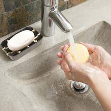 Automatic Draining Soap Dish, Modern Minimalist Style Bathroom Soap Tray, Open Mesh Design, Suitable For Shower, Bathroom, Kitchen. Minimalist Fashionable Bathroom Accessory, Soap Holder - Multiple Styles - View 5