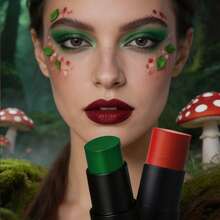 Fit Colors 14-Color Face & Body Paint Sticks, Cat Wajah Berbasis Minyak, Cocok untuk Cosplay Halloween, Tengkorak, Vampir, Badut, Riasan Panggung & Kostum Pesta - MultiWarna - View 10