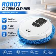 Smart Home Robot Vacuum Mop, Wet & Dry Dual-Use Slouchy Floor Cleaning Sweeping Machine, Cross-Border - Multicolor - View 1