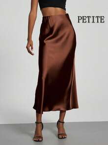 Women Skirts - Chestnut Brown - View 1