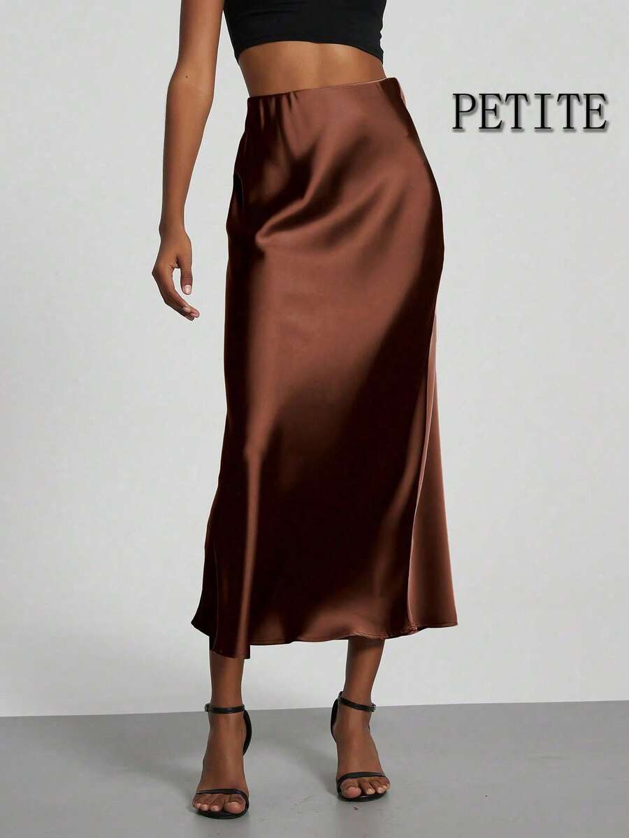 Women Skirts - Chestnut Brown - View 1