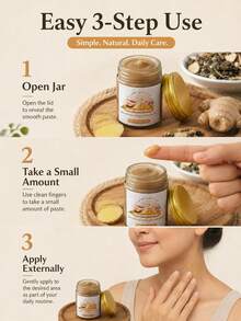 50g Ginger Paste, Herbal Extract, Suitable For Daily Care. Suitable For Home Use, Can Be Applied To Multiple Areas, Easy To Carry, Let You Relax Anytime And Anywhere. - Ginger Paste - View 5