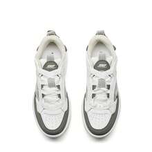 XTEP Qilang CTR | New Vintage Breathable Men's Casual Skate Shoes - White/Grey-green - View 10