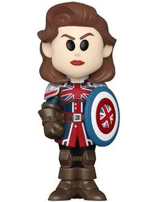 Funko Vinyl Soda Figur Marvel What If? Captain Carter 10cm - 1PC - Übersicht 1