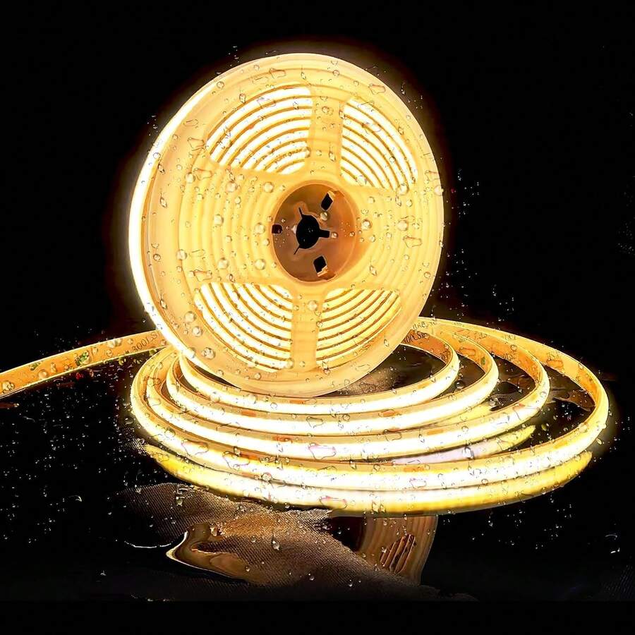 220V LED Strip Light, High Brightness COB LED Strip, Waterproof, Flexible Light Strip, Suitable For Indoor And Outdoor Garden Lighting
