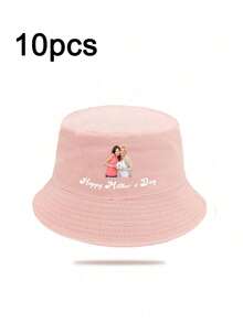 1pc Breathable Bucket Hat, Sun-Protective Customizable With Images Text Names Logos For Men And Women - Multicolor - View 24