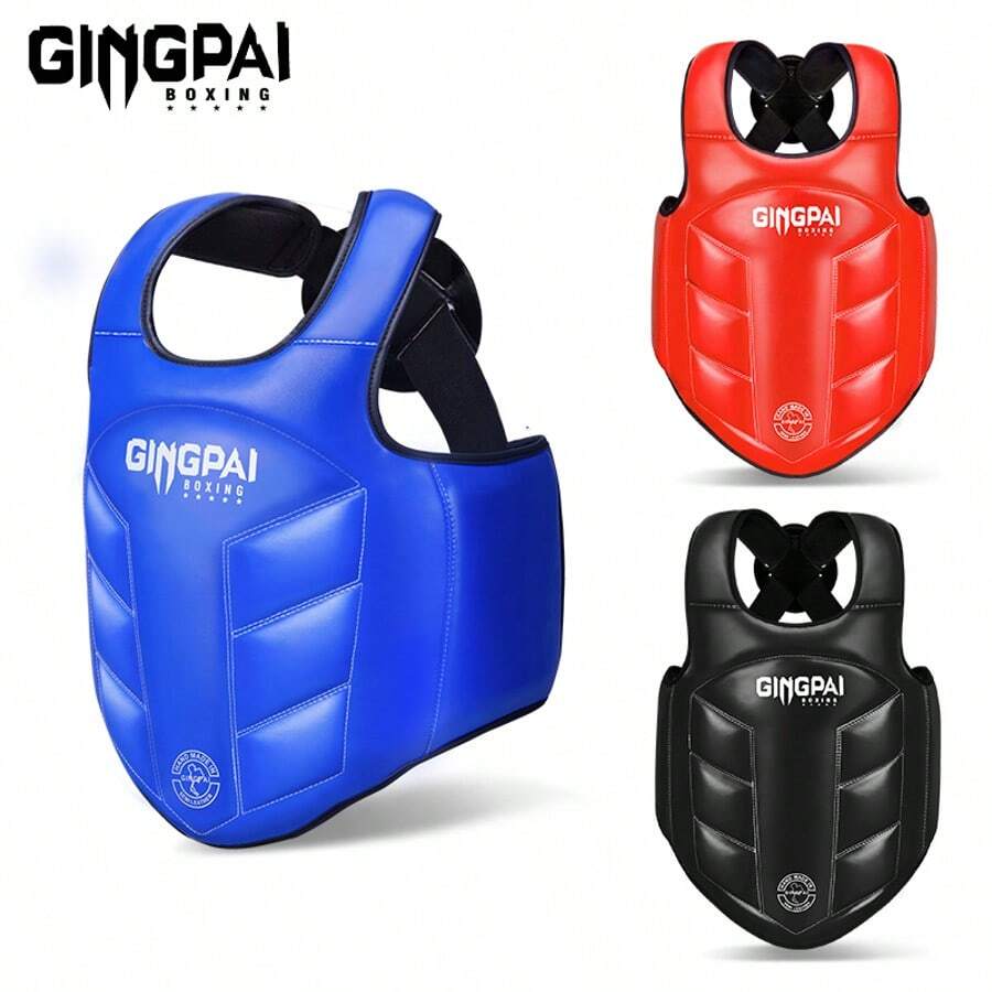 GINGPAI Boxing, Sanda, Combat Armor For Adults And Teens, Men And Women, Muay Thai, Boxing, Taekwondo Training Equipment