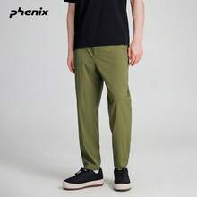 +Phenix Phoenix Sun Protection Cooling Straight Leg Pants 2026SS Celana Panjang Longgar Kasual Tenun Bernapas - hijau lumut - View 1