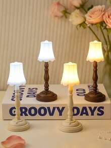 1/3/5/7pcs Premium Mini Vintage Table Lamp, Retro Bedside Night Light, Decorative Desktop Ornament Lamp, Ideal Gift For Bedroom Desk Decor - Multicolor - View 10
