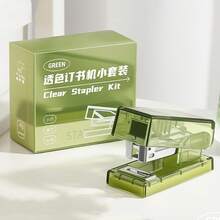 1 buah Stapler Putar 360°, Tersedia Berbagai Warna, Dapat Menjepit Buku ke Berbagai Arah, Stapler Mini Portabel Perlengkapan Kantor, Stapler Portabel - stapler putar - View 15