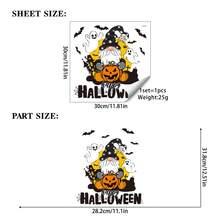 1pc Halloween Window Sticker, Reusable Static Cling Window Decal, Suitable For Home Double-Pane Sliding Glass Doors, Bedroom Floor-To-Ceiling Windows, B&B Guest Rooms, Escape Rooms, Pubs, Bars, Supermarket Display Windows, Halloween Parties, Halloween Decor Gifts - 1PC - View 9