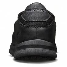 Skechers Sepatu olahraga kasual bisnis pria, anti selip, tahan aus, bersol lembut, ringan, model slip-on. - Hitam - View 6