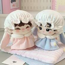 10cm New Rabbit Series Peach Blossom Blueberry Blossom Cotton Doll Cute Plush Doll Clothes Detachable Replacement Doll Outfit Accessories Gift (Doll Not Included) - Multicolor - View 3