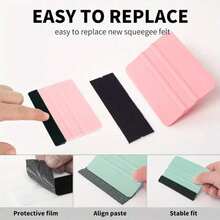 3pcs Random Color Vinyl Scraper Tools, Suitable For Vinyl Materials, Felt Scraper, Vinyl Scraper Tools, For Vinyl Craft Applications - One Size - View 8