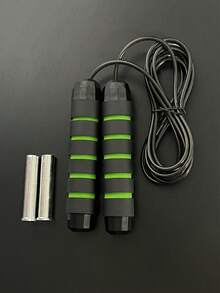 Fast Jump Rope With Non-Slip Foam Handle Adjustable Length Smooth Bearings Weighted Steel Speed Skipping Rope For Adults Men Women Jump Ropes For Aerobic Exercise Fitness Home Workouts Weight Loss Fat Training Gym Equipment Accessories - Multicolor - View 15