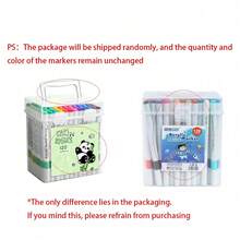 1 Box Acrylic Art Markers, Acrylic Markers For Art Painting, Waterproof And Quick Drying, Perfect For Students, Teachers And School Use, Randomly Shipped New And Old Versions - Multicolor - View 6
