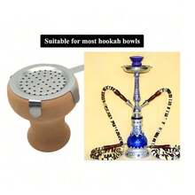 3pcs Shisha, Arabic Water Pipe Mesh, Charcoal Metal Pipe Combustion Mesh, Filter Mesh - one-size - View 6