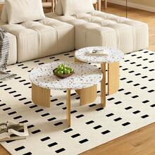 Modern Composable Coffee Table, Side Table, Coffee Table Set For Living Room, Sofa Side Table And Balcony, Set Of 2, 81 X 79 X 12 Cm - Multicolor - View 1