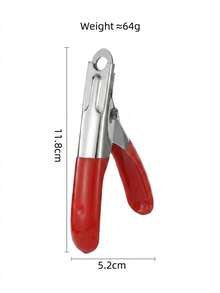 Pet Nail Clippers With Nail File, Professional Stainless Steel Dog & Cat Nail Trimmer With Safety Guard, Spring-Loaded Claw Cutter And Ergonomic Non-Slip Handle For Small, Medium & Large Pets - A - View 2