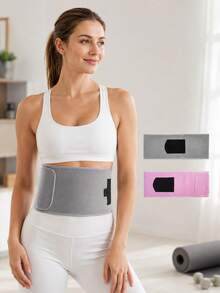Yoga Waist Support Belt Features Adjustable Hook And Loop Closure And Is Suitable For Yoga, Gym Workouts, Running, And Other Activities. It's Also Suitable For Everyday Wear And Is Suitable For Both Men And Women. - Multicolor - View 2